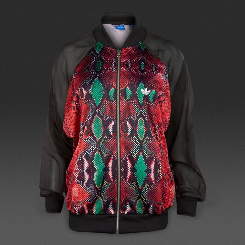 Adidas Originals Soccer Track Top Black / Multicolor for Women